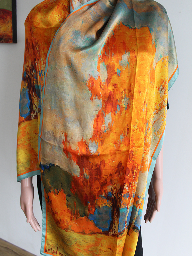xyueanlo SR-005 Satin Royale Scarf - View 1